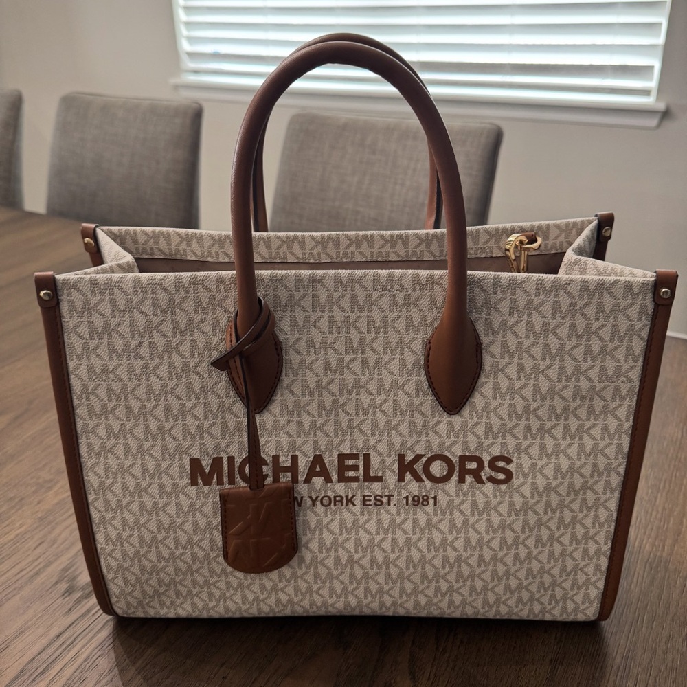 Michael Kors Tan and Brown Womens Tote